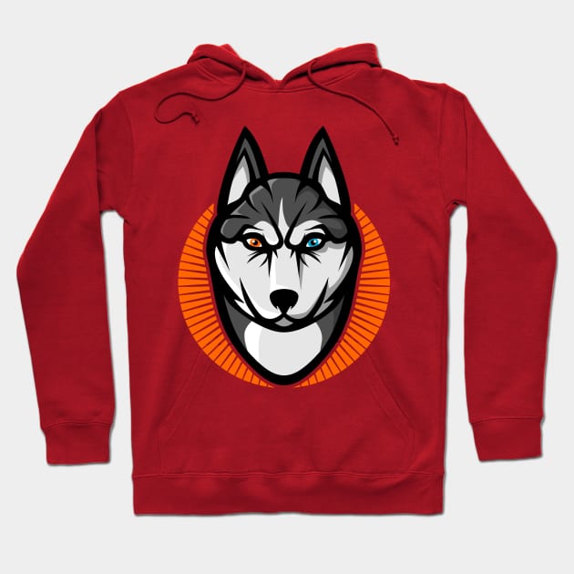 husky Hoodie by Luckyart11